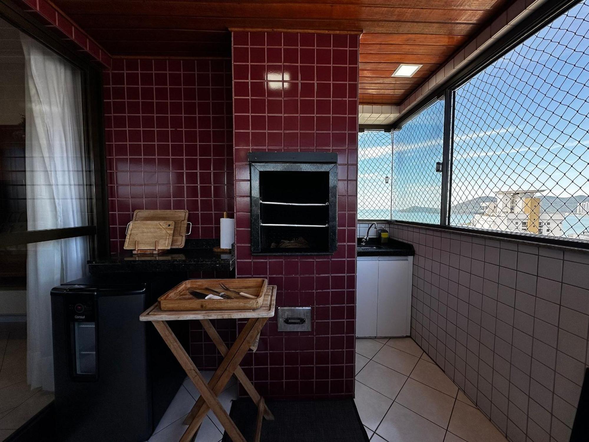 Ct01- Vista Mar| Telas Protecao| Churrasq, Garagem Балнеариу-Камбориу Экстерьер фото