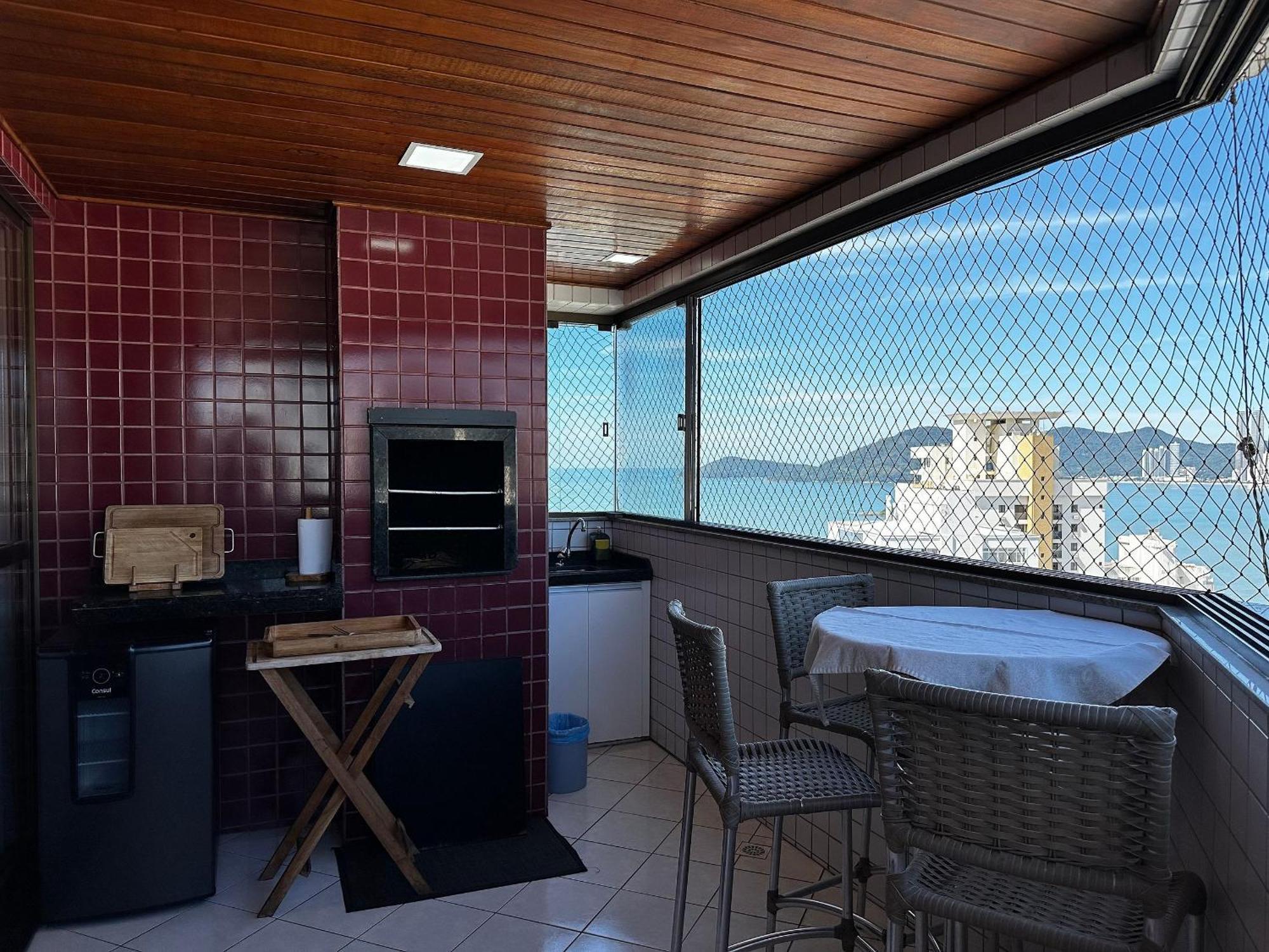 Ct01- Vista Mar| Telas Protecao| Churrasq, Garagem Балнеариу-Камбориу Экстерьер фото